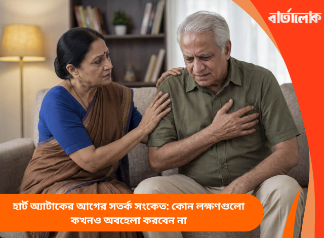 হার্ট অ্যাটাকের আগের সতর্ক সংকেত: কোন লক্ষণগুলো কখনও অবহেলা করবেন না