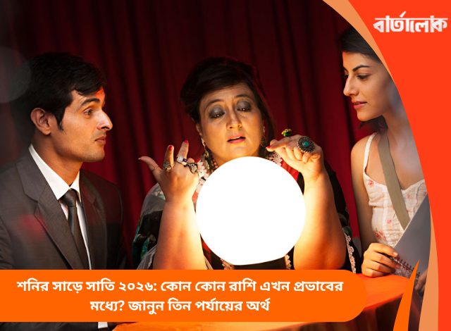শনির সাড়ে সাতি ২০২৬: কোন কোন রাশি এখন প্রভাবের মধ্যে? জানুন তিন পর্যায়ের অর্থ