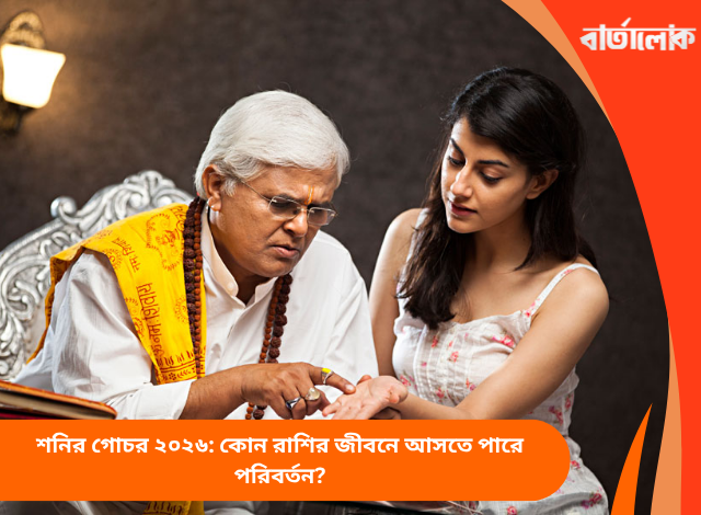 শনির গোচর ২০২৬: কোন রাশির জীবনে আসতে পারে পরিবর্তন?