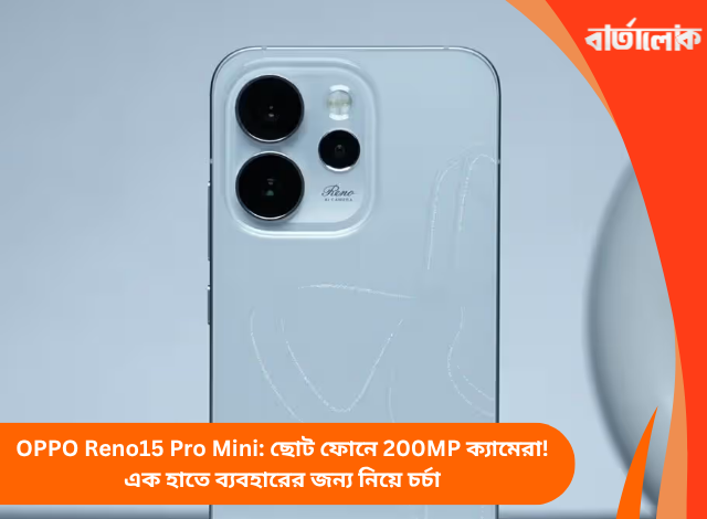 OPPO Reno15 Pro Mini: ছোট ফোনে 200MP ক্যামেরা! এক হাতে ব্যবহারের জন্য নিয়ে চর্চা