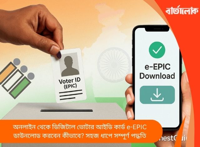 অনলাইন থেকে ডিজিটাল ভোটার আইডি কার্ড e-EPIC ডাউনলোড করবেন কীভাবে? সহজ ধাপে সম্পূর্ণ পদ্ধতি