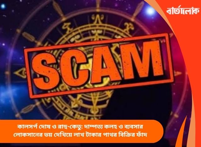 কালসর্প দোষ ও রাহু-কেতু: দাম্পত্য কলহ ও ব্যবসার লোকসানের ভয় দেখিয়ে লাখ টাকার পাথর বিক্রির ফাঁদ