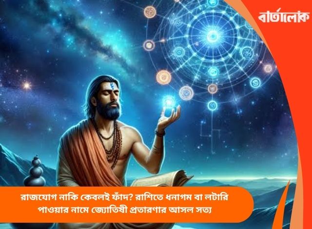 রাজযোগ নাকি কেবলই ফাঁদ? রাশিতে ধনাগম বা লটারি পাওয়ার নামে জ্যোতিষী প্রতারণার আসল সত্য