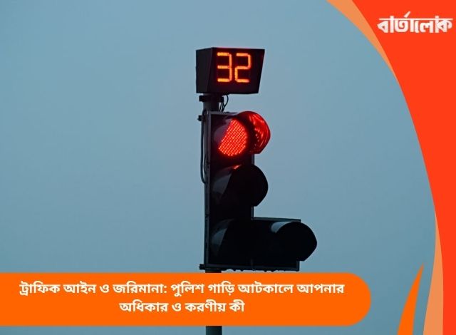 ট্রাফিক আইন ও জরিমানা: পুলিশ গাড়ি আটকালে আপনার অধিকার ও করণীয় কী