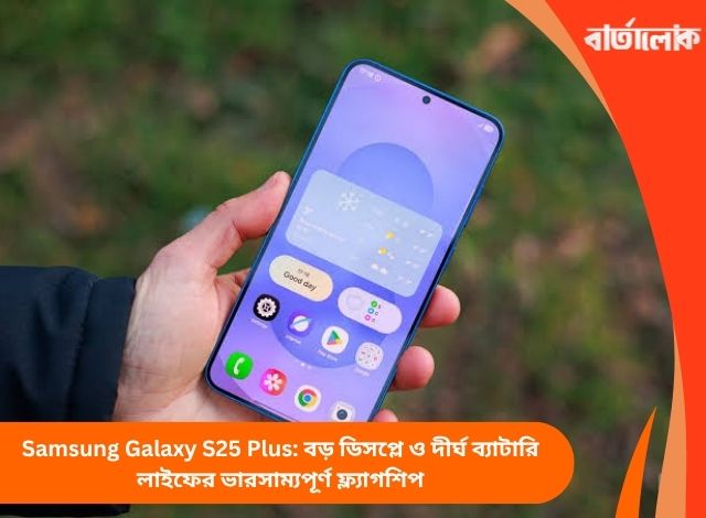 Samsung Galaxy S25 Plus: বড় ডিসপ্লে ও দীর্ঘ ব্যাটারি লাইফের ভারসাম্যপূর্ণ ফ্ল্যাগশিপ
