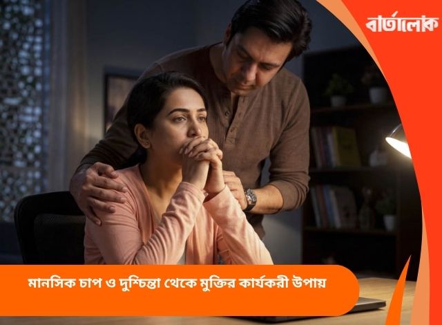 মানসিক চাপ ও দুশ্চিন্তা থেকে মুক্তির কার্যকরী উপায়