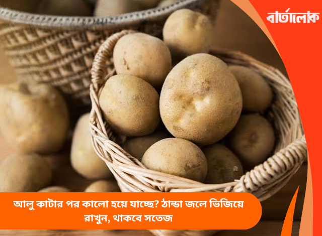 আলু কাটার পর কালো হয়ে যাচ্ছে? ঠান্ডা জলে ভিজিয়ে রাখুন, থাকবে সতেজ