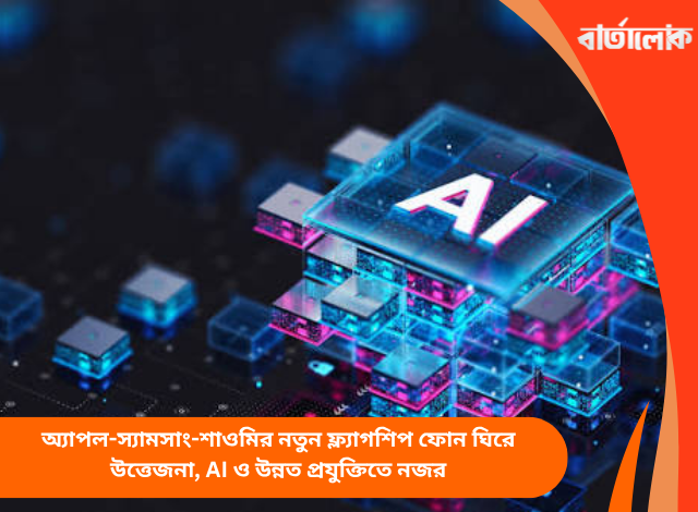 অ্যাপল-স্যামসাং-শাওমির নতুন ফ্ল্যাগশিপ ফোন ঘিরে উত্তেজনা, AI ও উন্নত প্রযুক্তিতে নজর