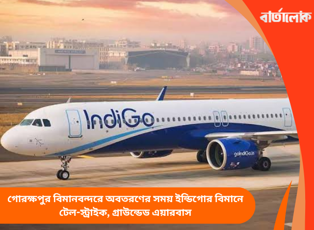 গোরক্ষপুর বিমানবন্দরে অবতরণের সময় ইন্ডিগোর বিমানে টেল-স্ট্রাইক, গ্রাউন্ডেড এয়ারবাস