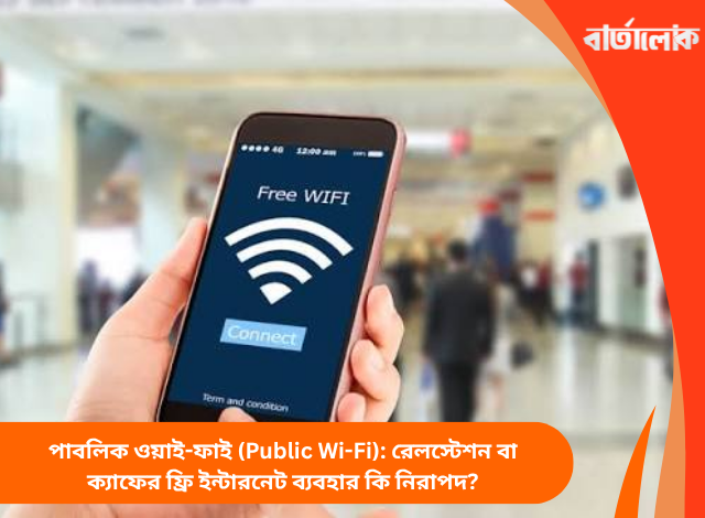 পাবলিক ওয়াই-ফাই (Public Wi-Fi): রেলস্টেশন বা ক্যাফের ফ্রি ইন্টারনেট ব্যবহার কি নিরাপদ?