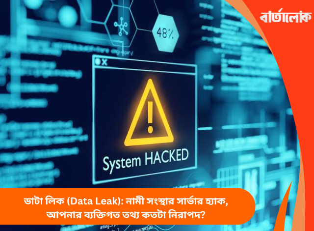 ডাটা লিক (Data Leak): নামী সংস্থার সার্ভার হ্যাক, আপনার ব্যক্তিগত তথ্য কতটা নিরাপদ?