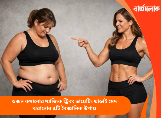 ওজন কমানোর ম্যাজিক ট্রিক: ডায়েটিং ছাড়াই মেদ ঝরানোর ৫টি বৈজ্ঞানিক উপায়