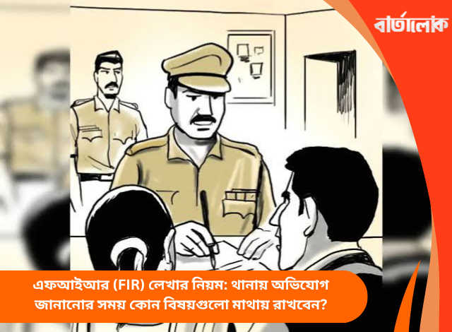 এফআইআর (FIR) লেখার নিয়ম: থানায় অভিযোগ জানানোর সময় কোন বিষয়গুলো মাথায় রাখবেন?