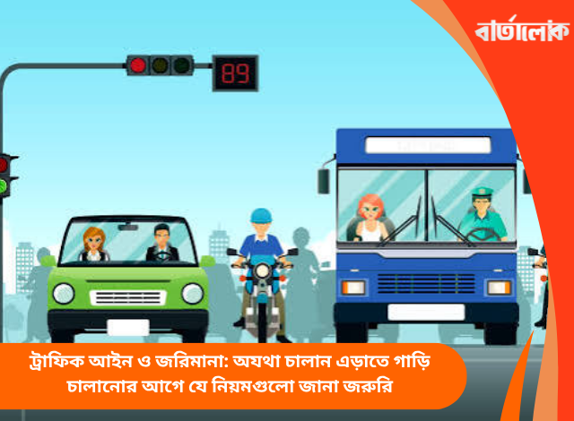 ট্রাফিক আইন ও জরিমানা: অযথা চালান এড়াতে গাড়ি চালানোর আগে যে নিয়মগুলো জানা জরুরি