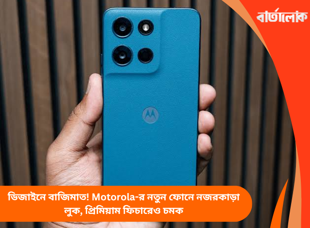 ডিজাইনে বাজিমাত! Motorola-র নতুন ফোনে নজরকাড়া লুক, প্রিমিয়াম ফিচারেও চমক