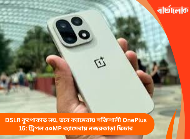DSLR কুপোকাত নয়, তবে ক্যামেরায় শক্তিশালী OnePlus 15: ট্রিপল ৫০MP ক্যামেরায় নজরকাড়া ফিচার