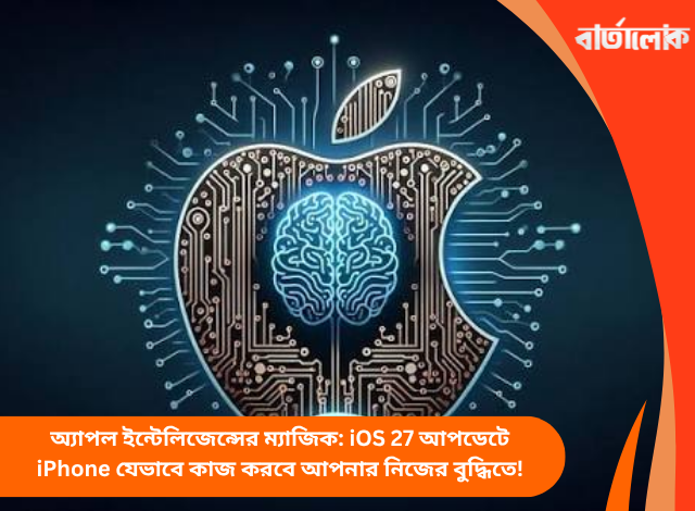 অ্যাপল ইন্টেলিজেন্সের ম্যাজিক: iOS 27 আপডেটে iPhone যেভাবে কাজ করবে আপনার নিজের বুদ্ধিতে!