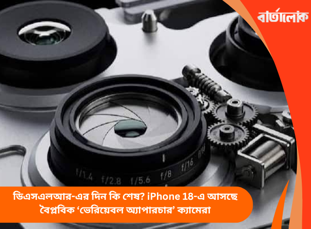 ডিএসএলআর-এর দিন কি শেষ? iPhone 18-এ আসছে বৈপ্লবিক ‘ভেরিয়েবল অ্যাপারচার’ ক্যামেরা