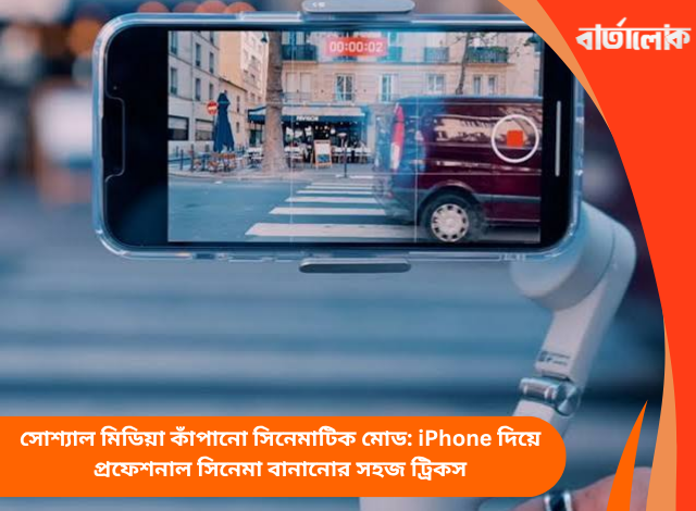 সোশ্যাল মিডিয়া কাঁপানো সিনেমাটিক মোড: iPhone দিয়ে প্রফেশনাল সিনেমা বানানোর সহজ ট্রিকস