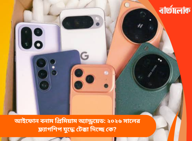আইফোন বনাম প্রিমিয়াম অ্যান্ড্রয়েড: ২০২৬ সালের ফ্ল্যাগশিপ যুদ্ধে টেক্কা দিচ্ছে কে?