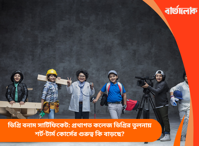 ডিগ্রি বনাম সার্টিফিকেট: প্রথাগত কলেজ ডিগ্রির তুলনায় শর্ট-টার্ম কোর্সের গুরুত্ব কি বাড়ছে?
