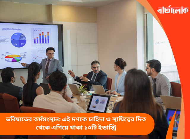 ভবিষ্যতের কর্মসংস্থান: এই দশকে চাহিদা ও স্থায়িত্বের দিক থেকে এগিয়ে থাকা ১০টি ইন্ডাস্ট্রি