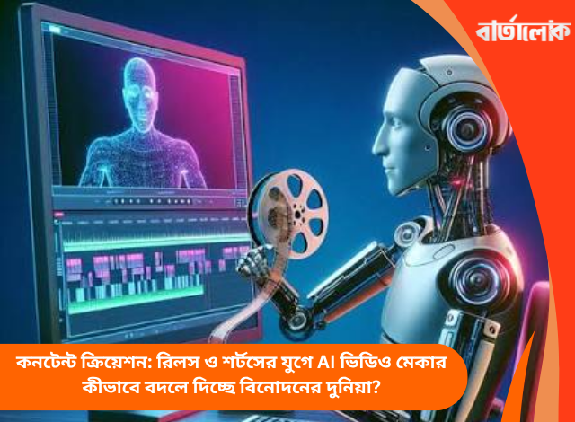 কনটেন্ট ক্রিয়েশন: রিলস ও শর্টসের যুগে AI ভিডিও মেকার কীভাবে বদলে দিচ্ছে বিনোদনের দুনিয়া?