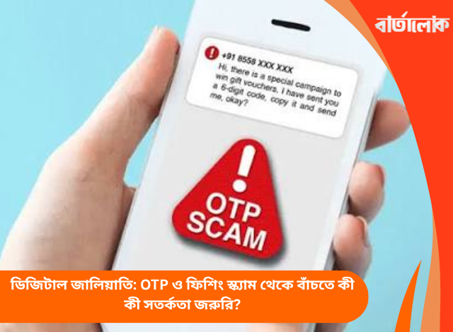 ডিজিটাল জালিয়াতি: OTP ও ফিশিং স্ক্যাম থেকে বাঁচতে কী কী সতর্কতা জরুরি?