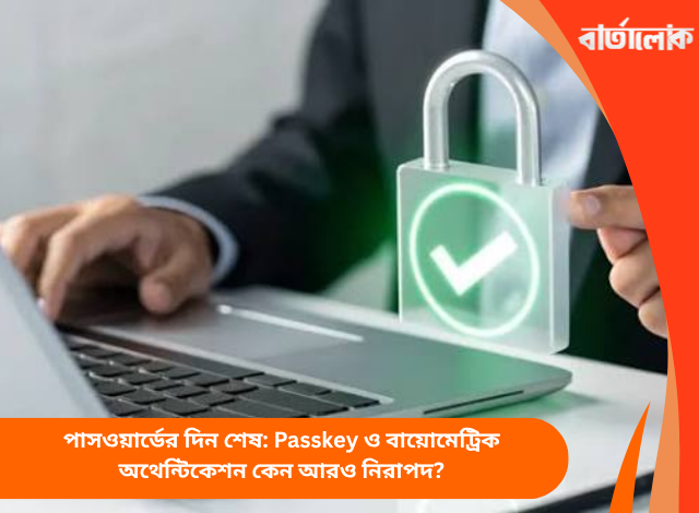 পাসওয়ার্ডের দিন শেষ: Passkey ও বায়োমেট্রিক অথেন্টিকেশন কেন আরও নিরাপদ?