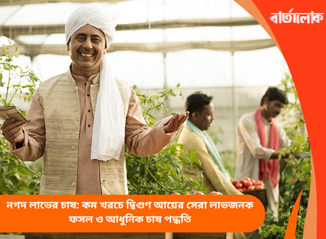 নগদ লাভের চাষ: কম খরচে দ্বিগুণ আয়ের সেরা লাভজনক ফসল ও আধুনিক চাষ পদ্ধতি