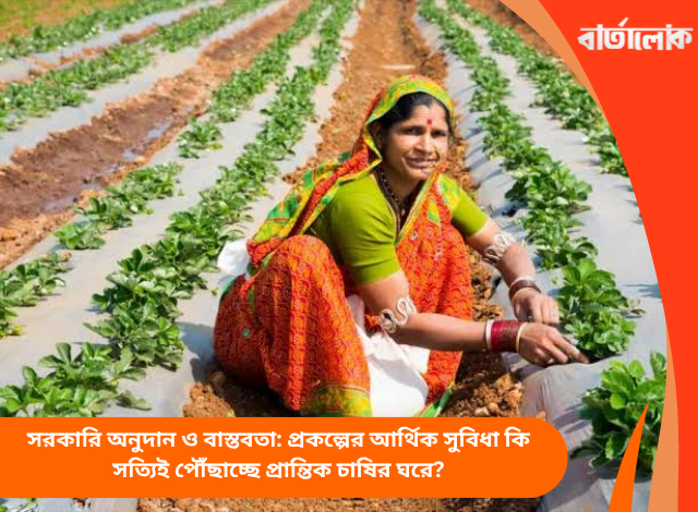 সরকারি অনুদান ও বাস্তবতা: প্রকল্পের আর্থিক সুবিধা কি সত্যিই পৌঁছাচ্ছে প্রান্তিক চাষির ঘরে?
