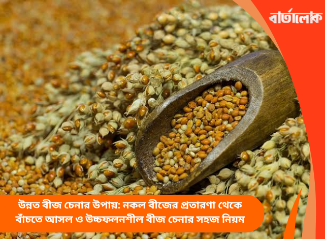 উন্নত বীজ চেনার উপায়: নকল বীজের প্রতারণা থেকে বাঁচতে আসল ও উচ্চফলনশীল বীজ চেনার সহজ নিয়ম