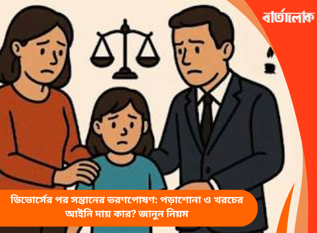 ডিভোর্সের পর সন্তানের ভরণপোষণ: পড়াশোনা ও খরচের আইনি দায় কার? জানুন নিয়ম