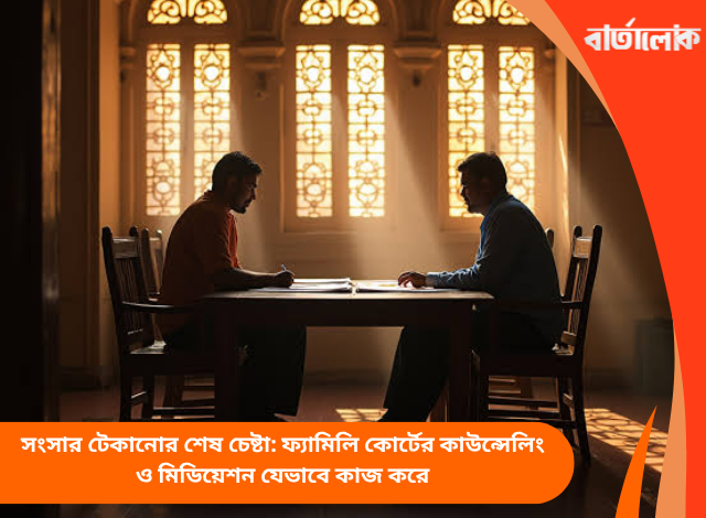 সংসার টেকানোর শেষ চেষ্টা: ফ্যামিলি কোর্টের কাউন্সেলিং ও মিডিয়েশন যেভাবে কাজ করে