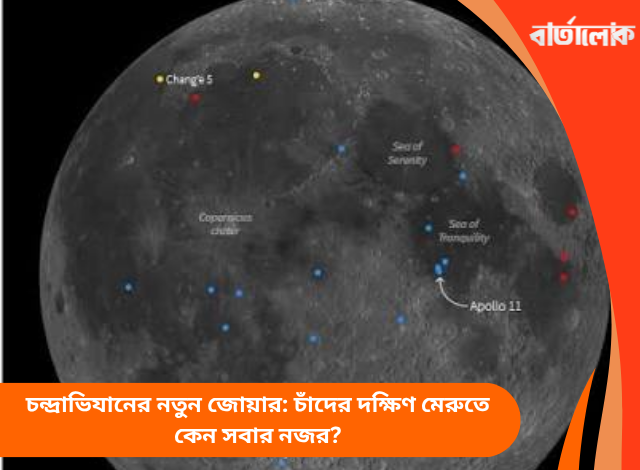 চন্দ্রাভিযানের নতুন জোয়ার: চাঁদের দক্ষিণ মেরুতে কেন সবার নজর?
