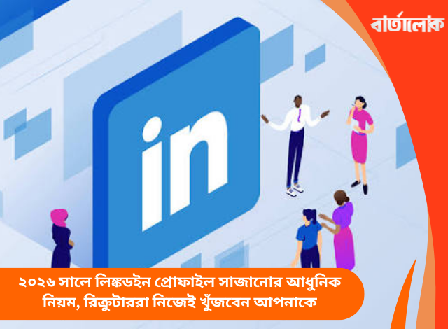 ২০২৬ সালে লিঙ্কডইন প্রোফাইল সাজানোর আধুনিক নিয়ম, রিক্রুটাররা নিজেই খুঁজবেন আপনাকে