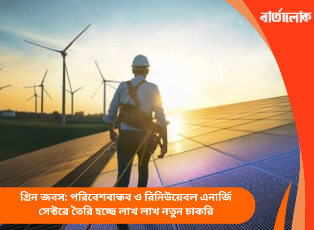 গ্রিন জবস: পরিবেশবান্ধব ও রিনিউয়েবল এনার্জি সেক্টরে তৈরি হচ্ছে লাখ লাখ নতুন চাকরি