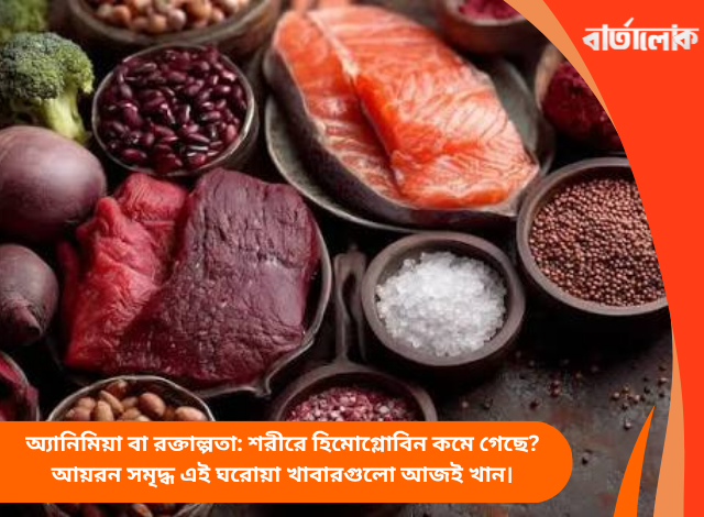 অ্যানিমিয়া বা রক্তাল্পতা: শরীরে হিমোগ্লোবিন কমে গেছে? আয়রন সমৃদ্ধ এই ঘরোয়া খাবারগুলো আজই খান।