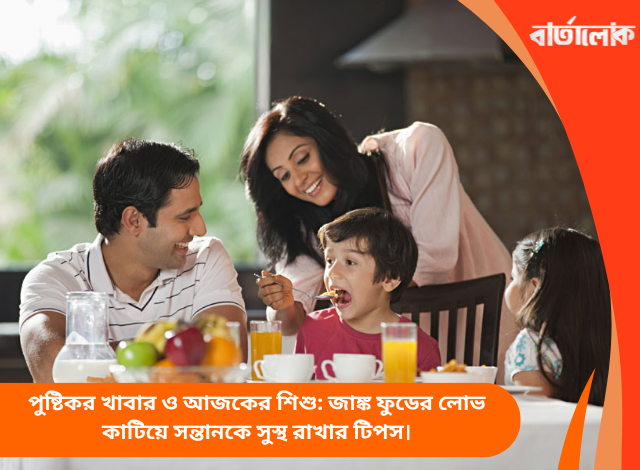 পুষ্টিকর খাবার ও আজকের শিশু: জাঙ্ক ফুডের লোভ কাটিয়ে সন্তানকে সুস্থ রাখার টিপস।
