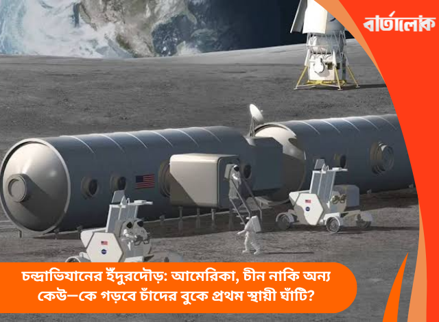 চন্দ্রাভিযানের ইঁদুরদৌড়: আমেরিকা, চীন নাকি অন্য কেউ—কে গড়বে চাঁদের বুকে প্রথম স্থায়ী ঘাঁটি?