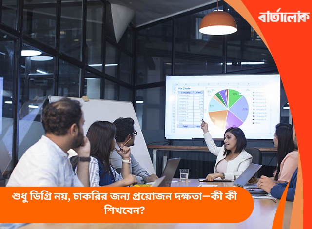 শুধু ডিগ্রি নয়, চাকরির জন্য প্রয়োজন দক্ষতা—কী কী শিখবেন?