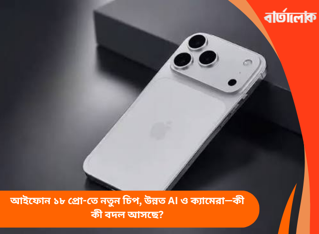 আইফোন ১৮ প্রো-তে নতুন চিপ, উন্নত AI ও ক্যামেরা—কী কী বদল আসছে?