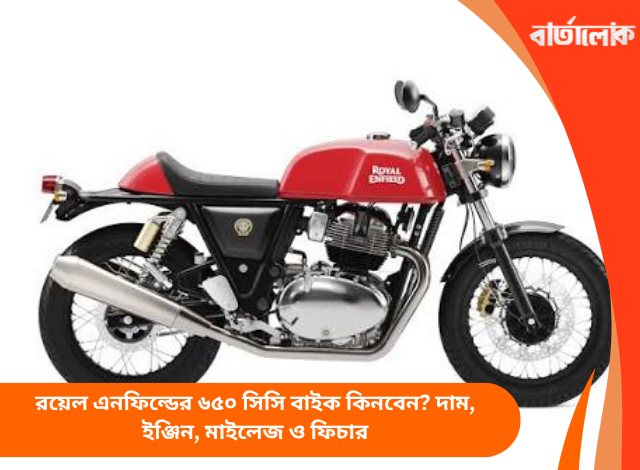 রয়েল এনফিল্ডের ৬৫০ সিসি বাইক কিনবেন? দাম, ইঞ্জিন, মাইলেজ ও ফিচার