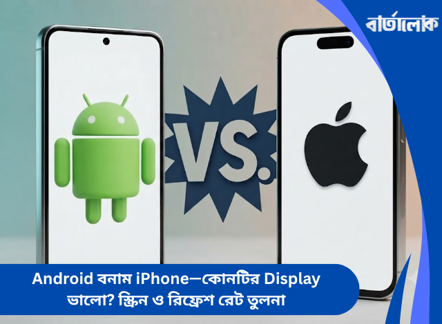 Android বনাম iPhone—কোনটির Display ভালো? স্ক্রিন ও রিফ্রেশ রেট তুলনা