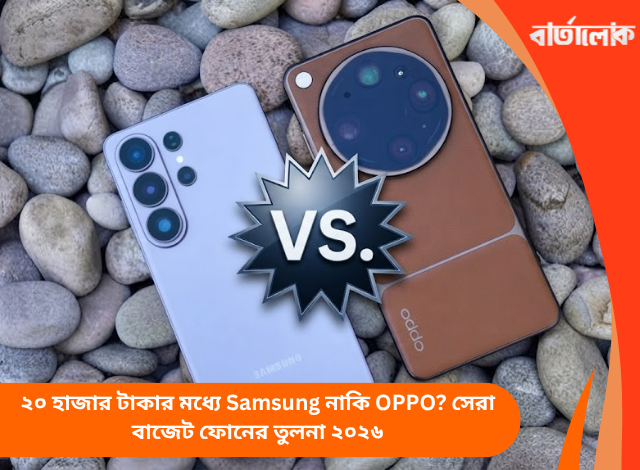 ২০ হাজার টাকার মধ্যে Samsung নাকি OPPO? সেরা বাজেট ফোনের তুলনা ২০২৬