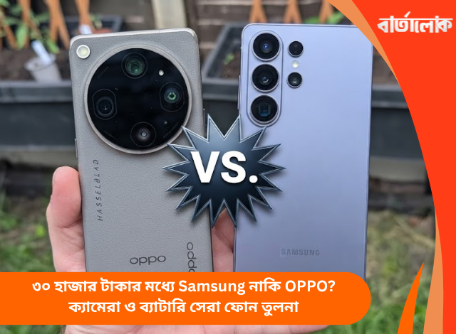 ৩০ হাজার টাকার মধ্যে Samsung নাকি OPPO? ক্যামেরা ও ব্যাটারি সেরা ফোন তুলনা