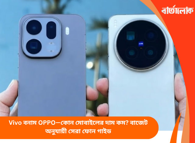Vivo বনাম OPPO—কোন মোবাইলের দাম কম? বাজেট অনুযায়ী সেরা ফোন গাইড