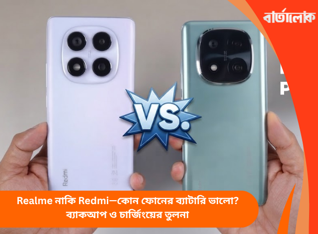 Realme নাকি Redmi—কোন ফোনের ব্যাটারি ভালো? ব্যাকআপ ও চার্জিংয়ের তুলনা
