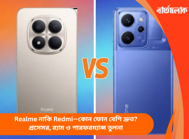 Realme নাকি Redmi—কোন ফোন বেশি দ্রুত? প্রসেসর, র‍্যাম ও পারফরম্যান্স তুলনা