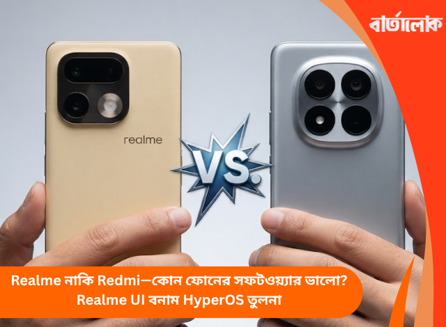 Realme নাকি Redmi—কোন ফোনের সফটওয়্যার ভালো? Realme UI বনাম HyperOS তুলনা